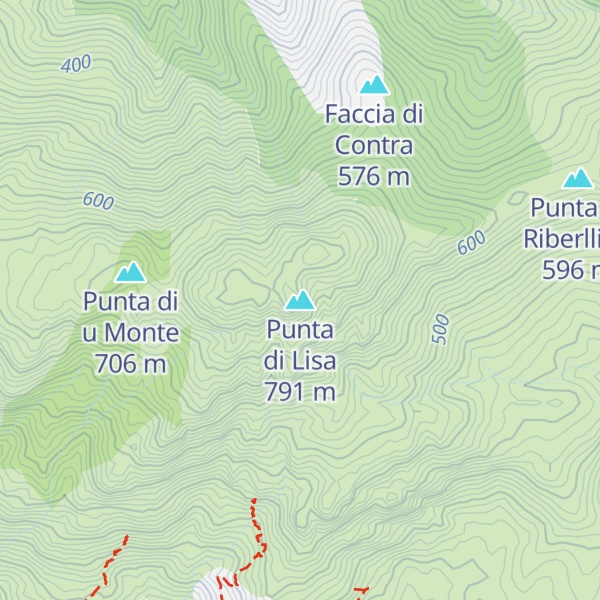 Map of Punta di Lisa