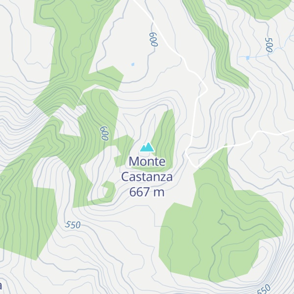 Map of Monte Castanza