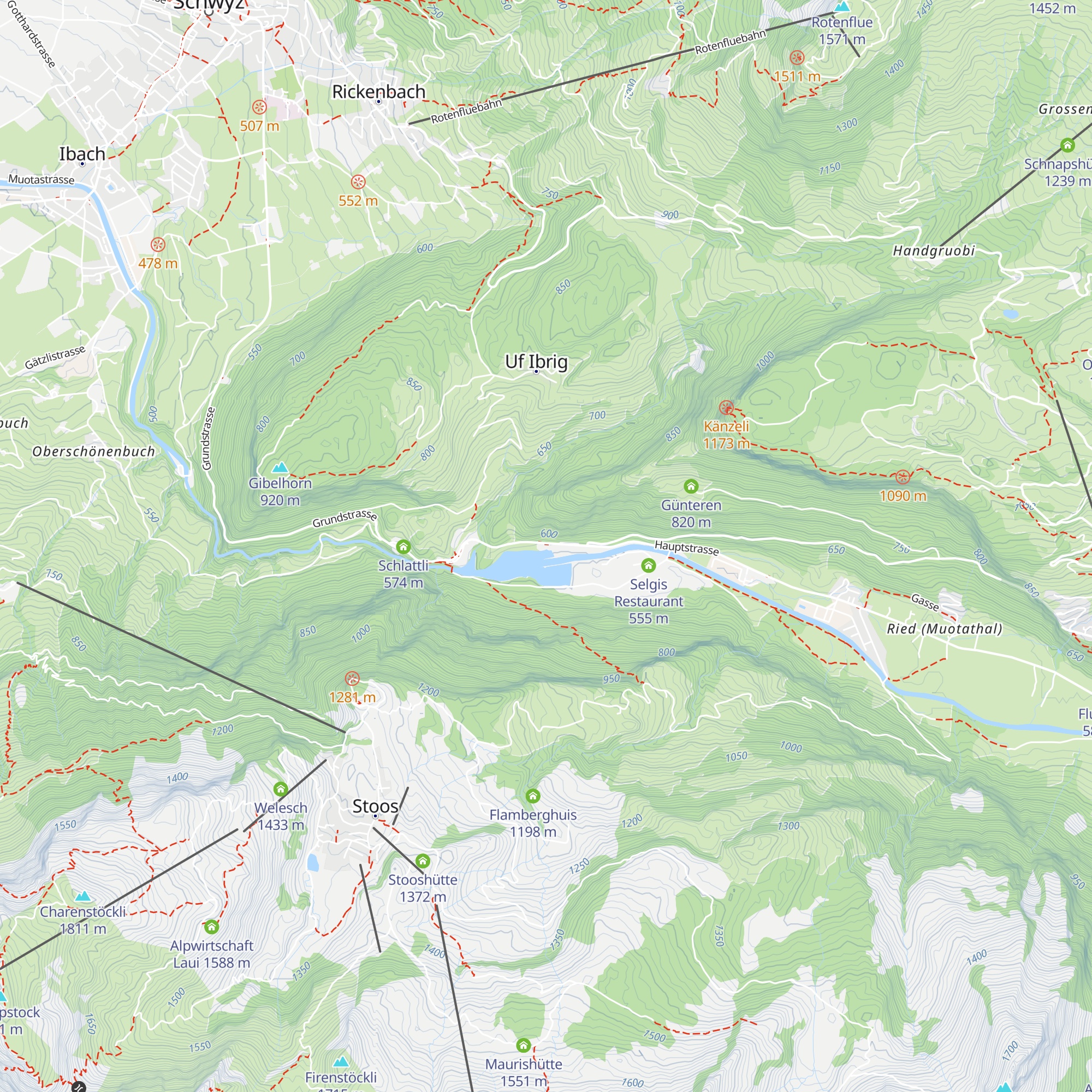 Flüchtlingsunterkunft Grünenwald map