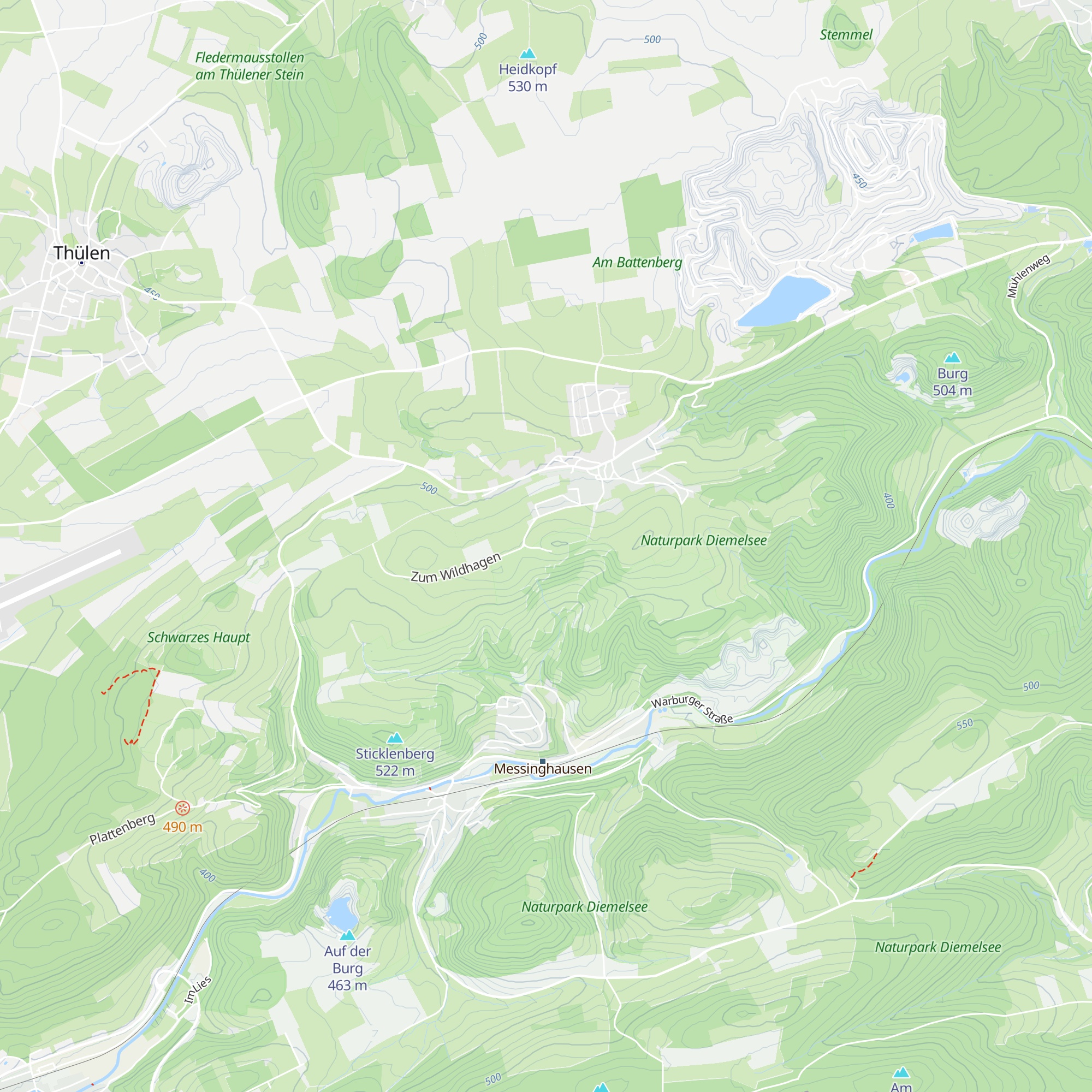 Grillhütte des Heimat- und Verkehrsvereins Rösenbeck map