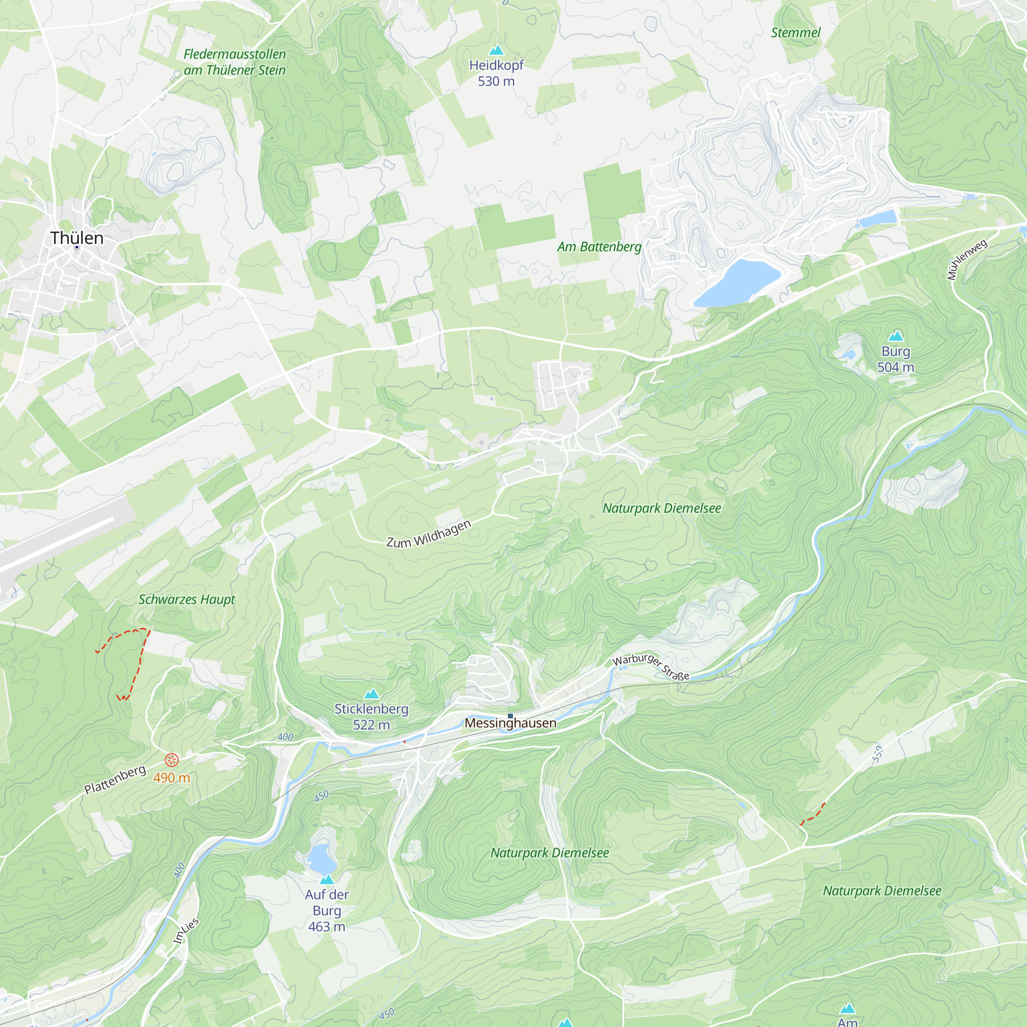 Grillhütte des Heimat- und Verkehrsvereins Rösenbeck map