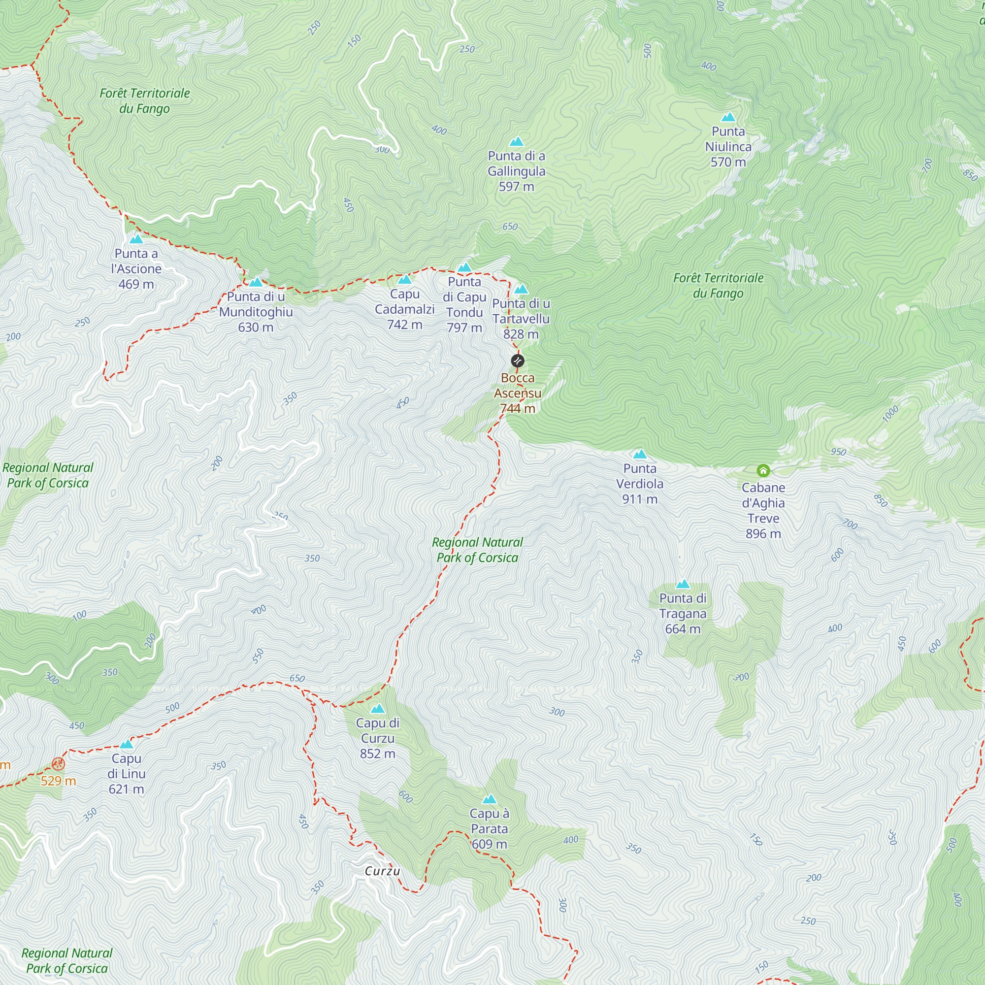 Abri de Salisei map