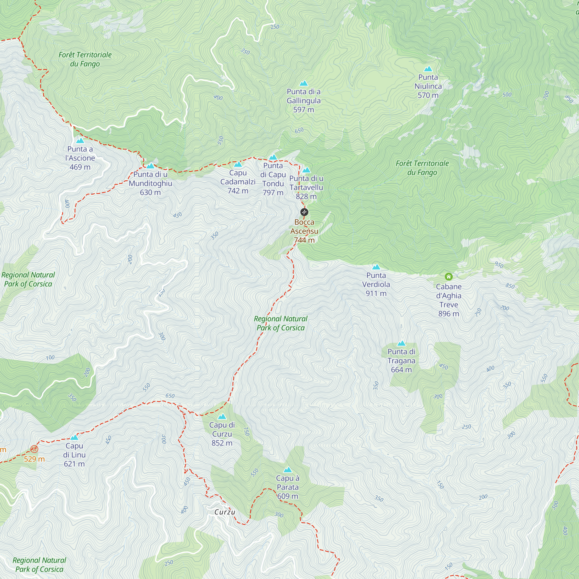 Abri de Salisei map