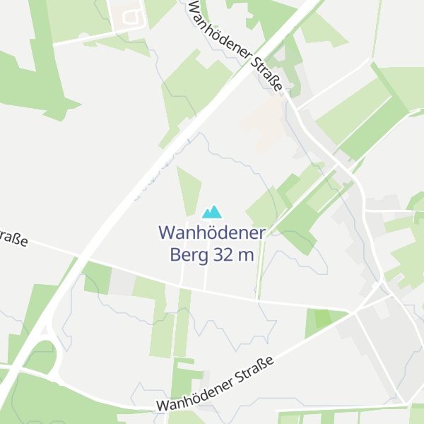 Map of Wanhödener Berg