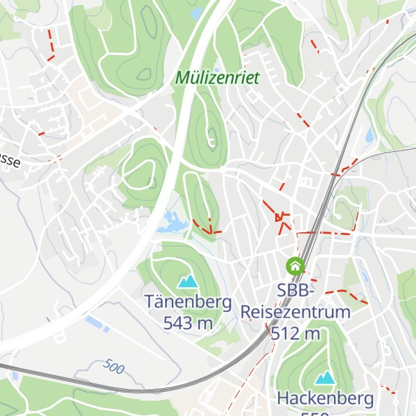 Map of Holziberg