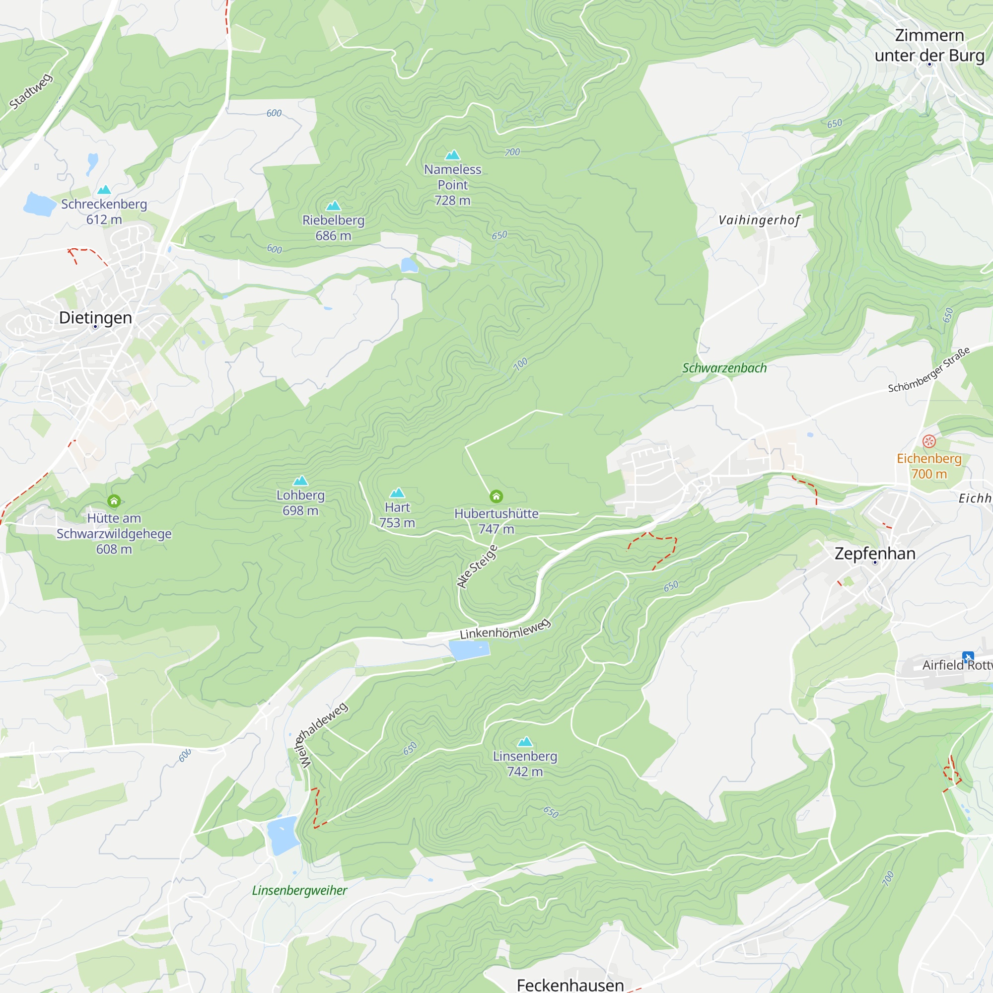 Hubertushütte map
