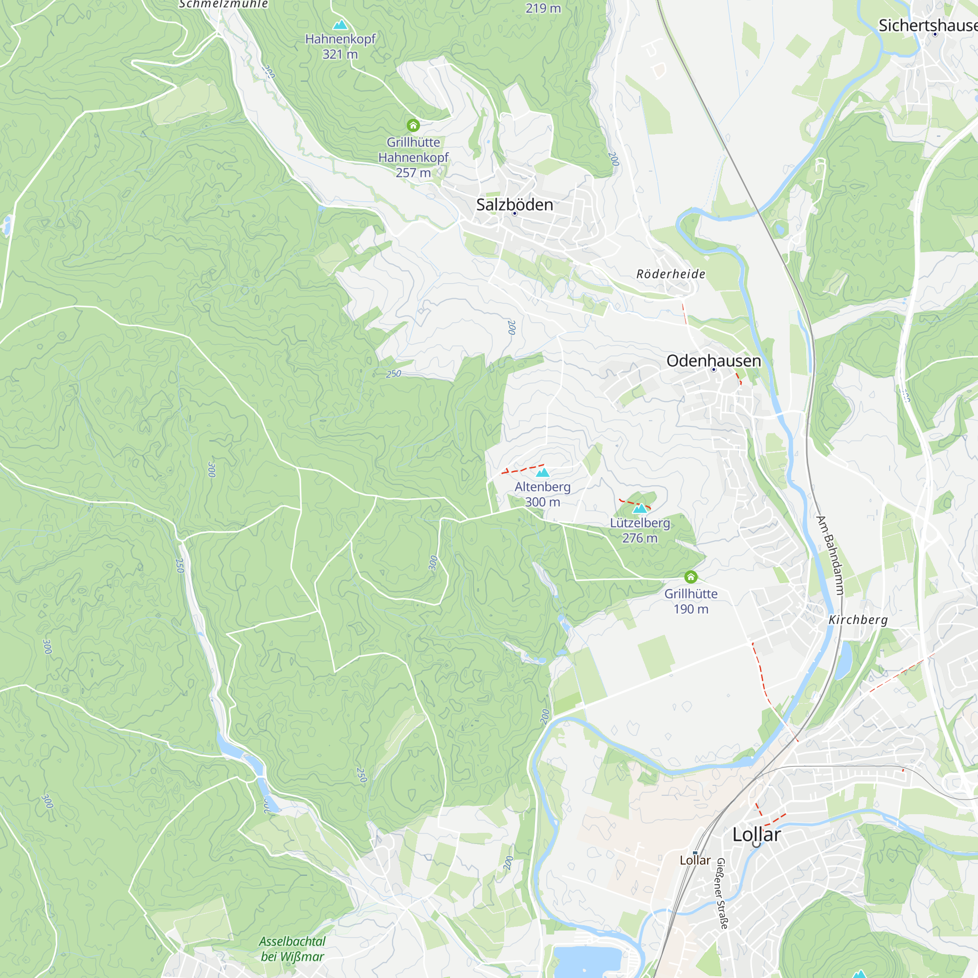 Grillhütte am Altenberg in Odenhausen map