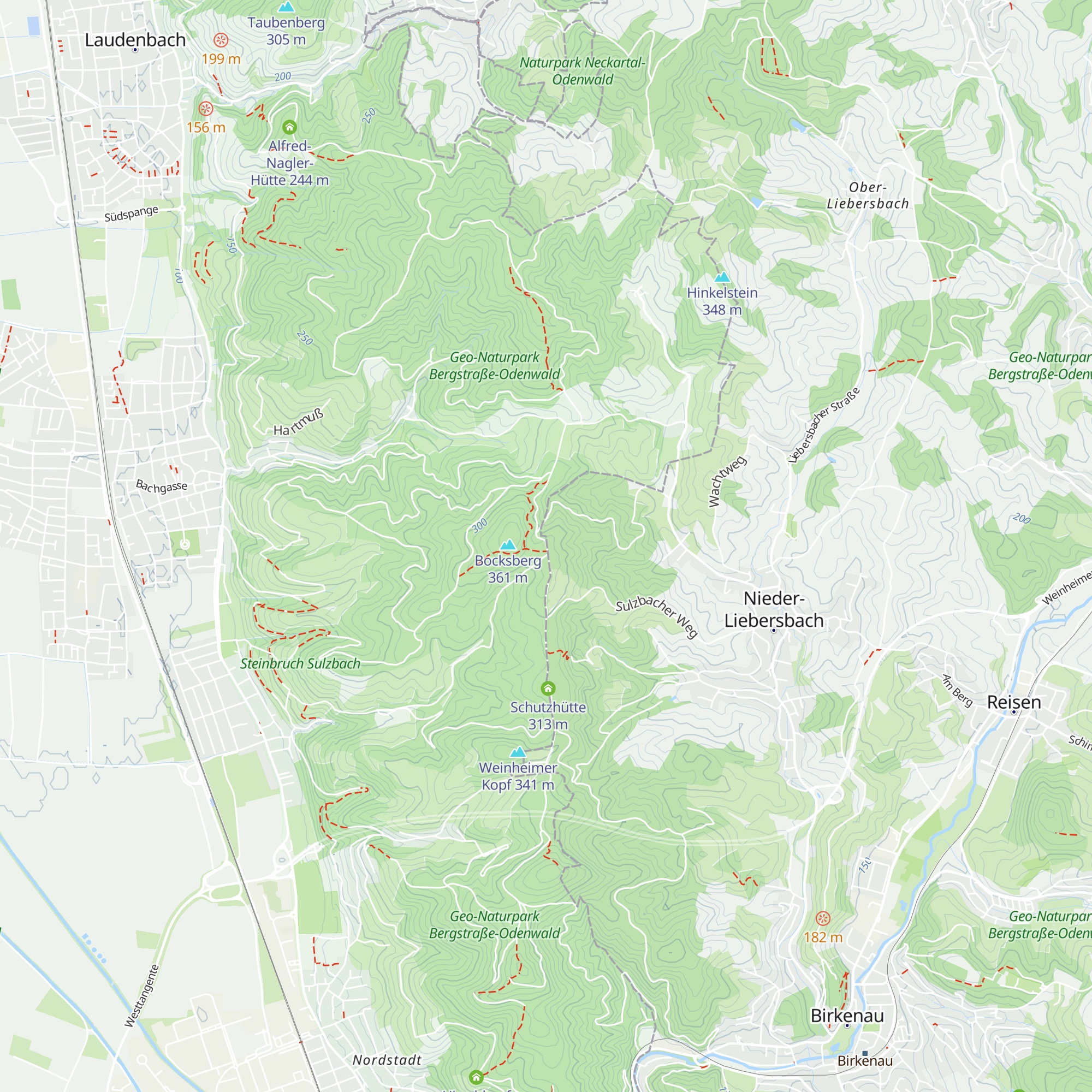 Wolfssteinhütte map