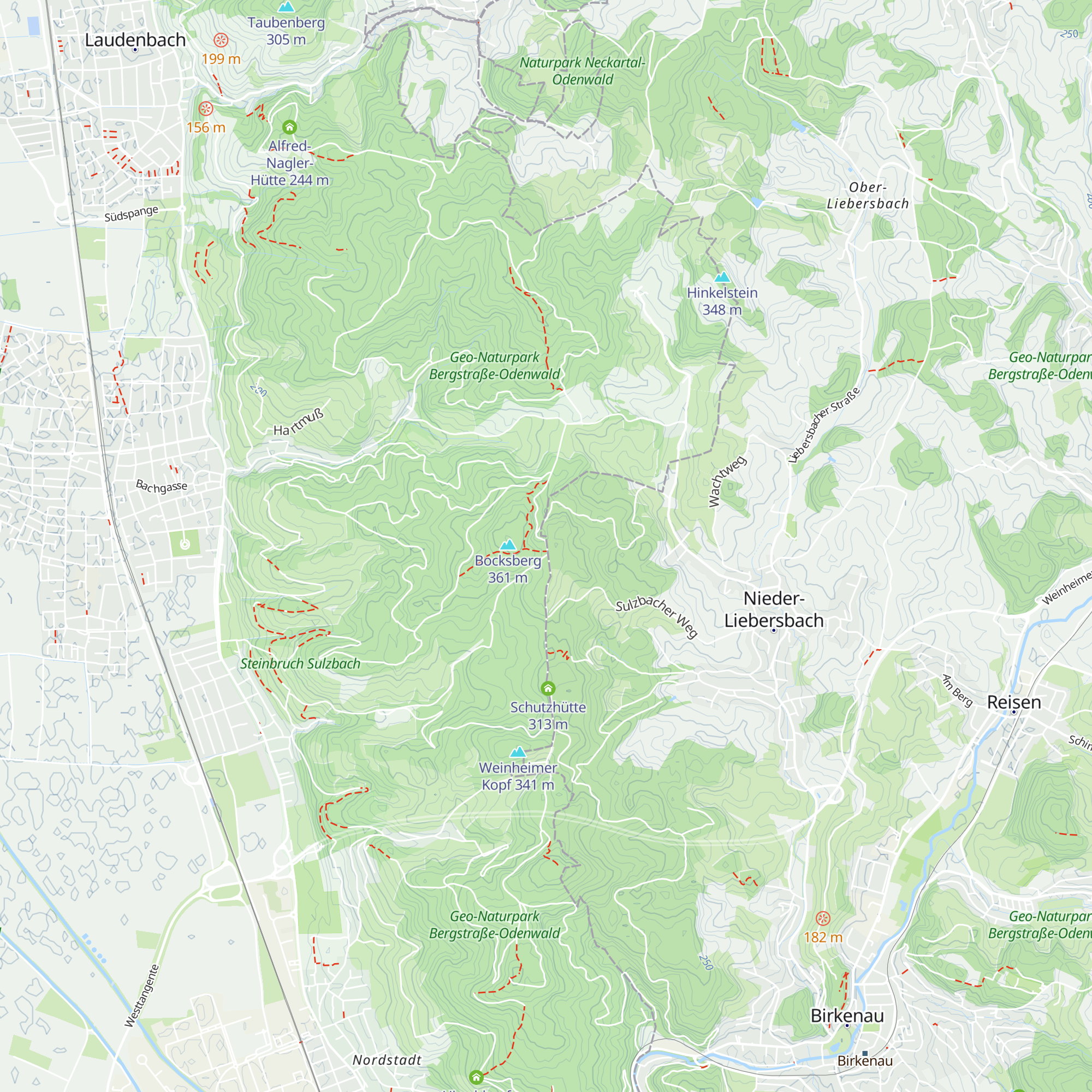 Wolfssteinhütte map