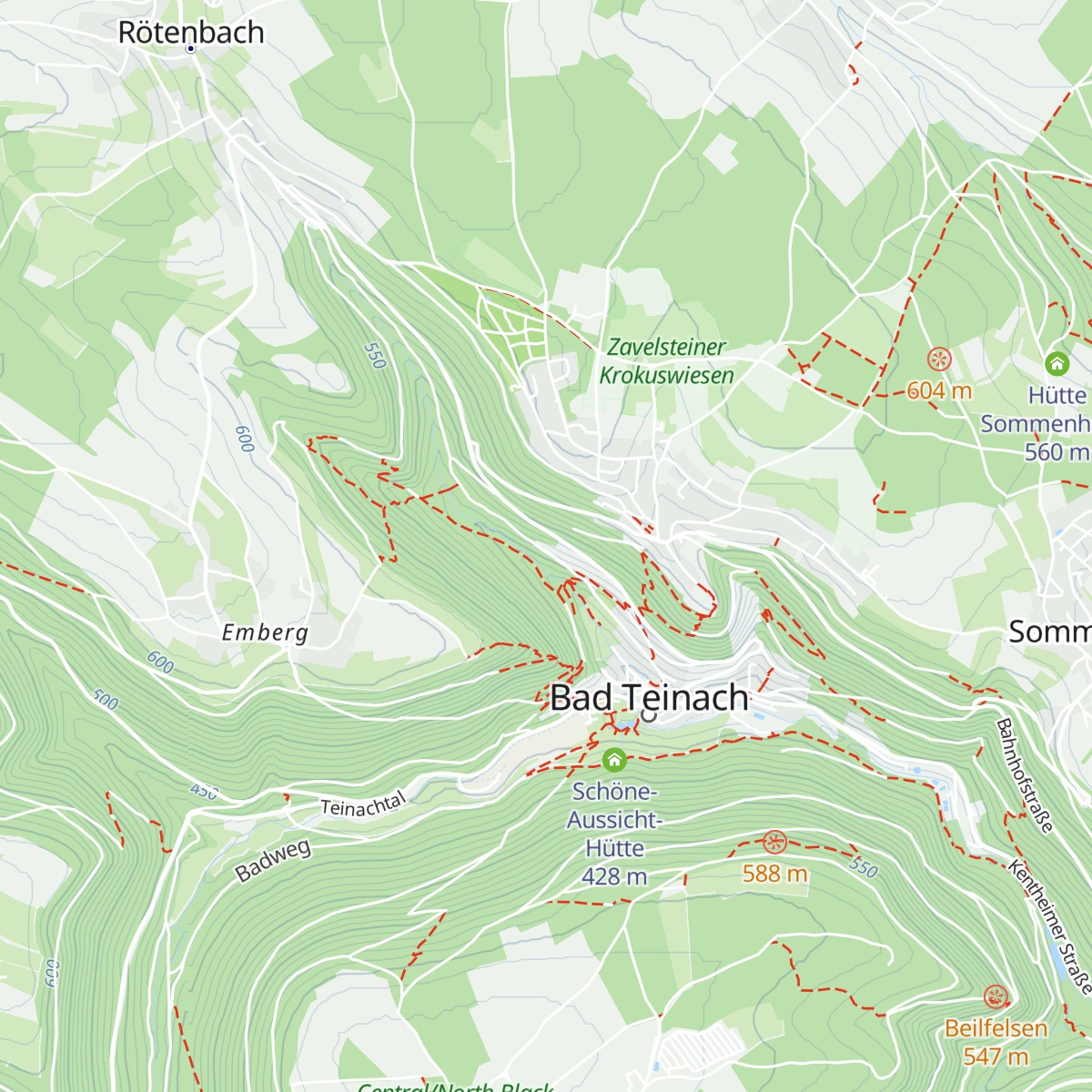 Schloßberghütte map