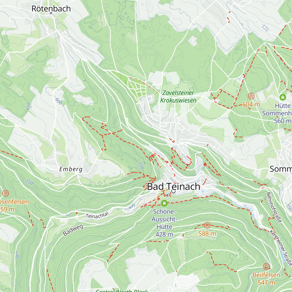 Schloßberghütte map