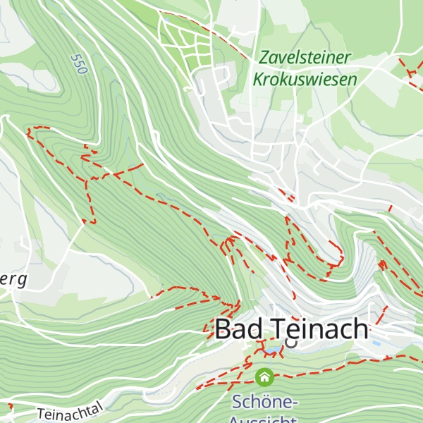 Map of Schloßberghütte