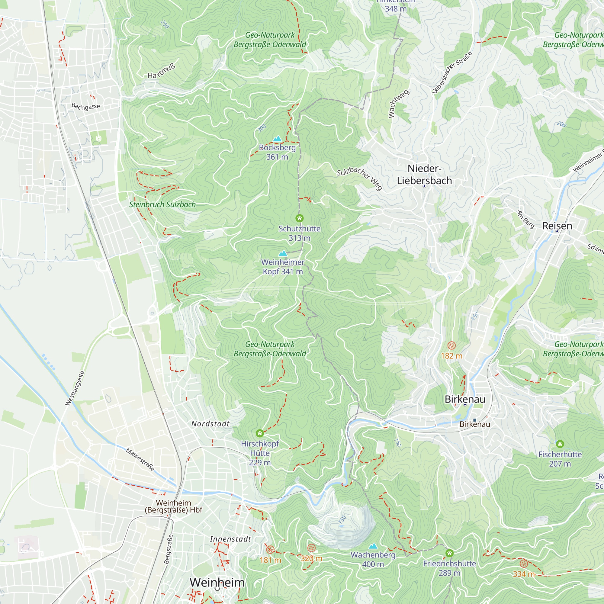 Alte Hütte map