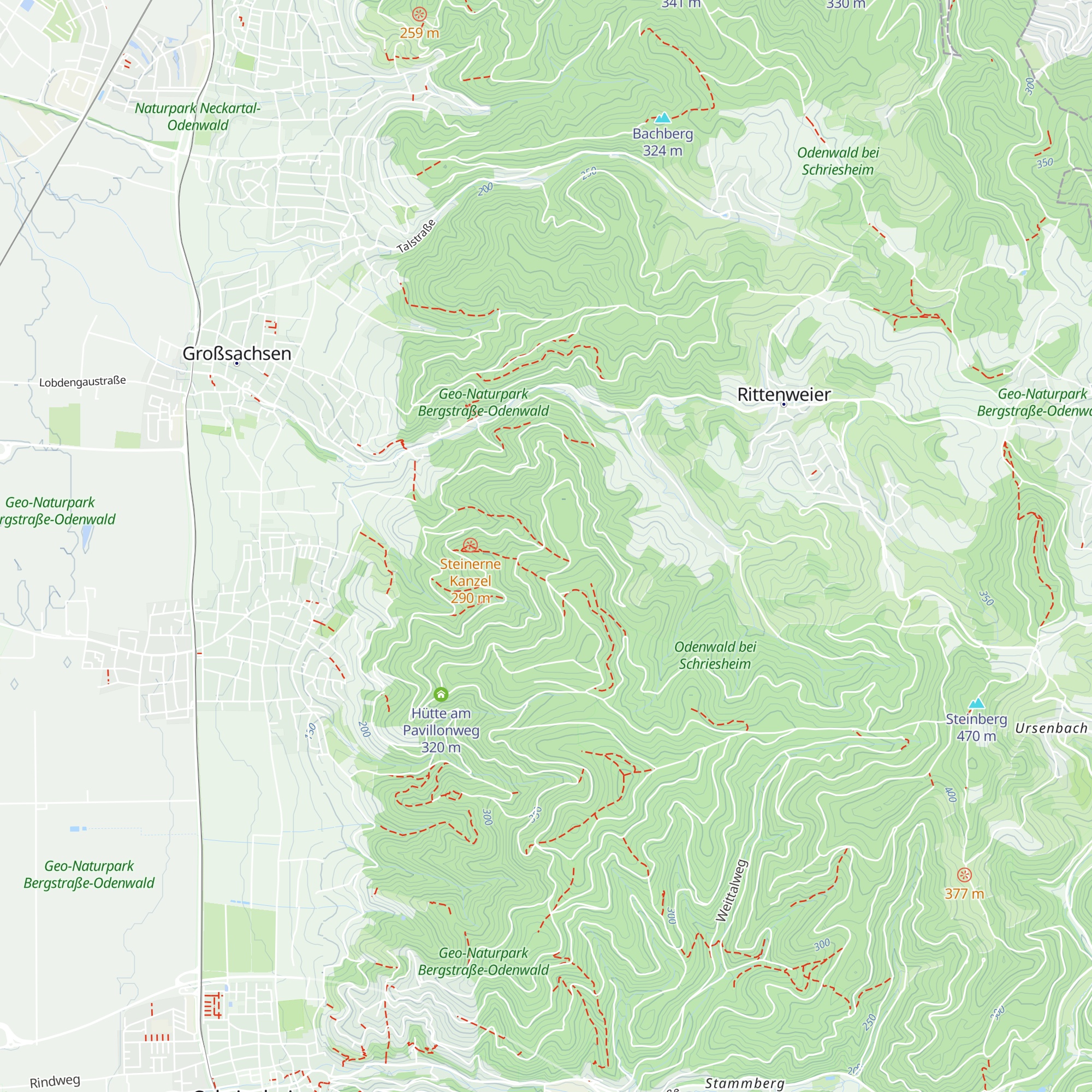 Hütte am Buchenweg map