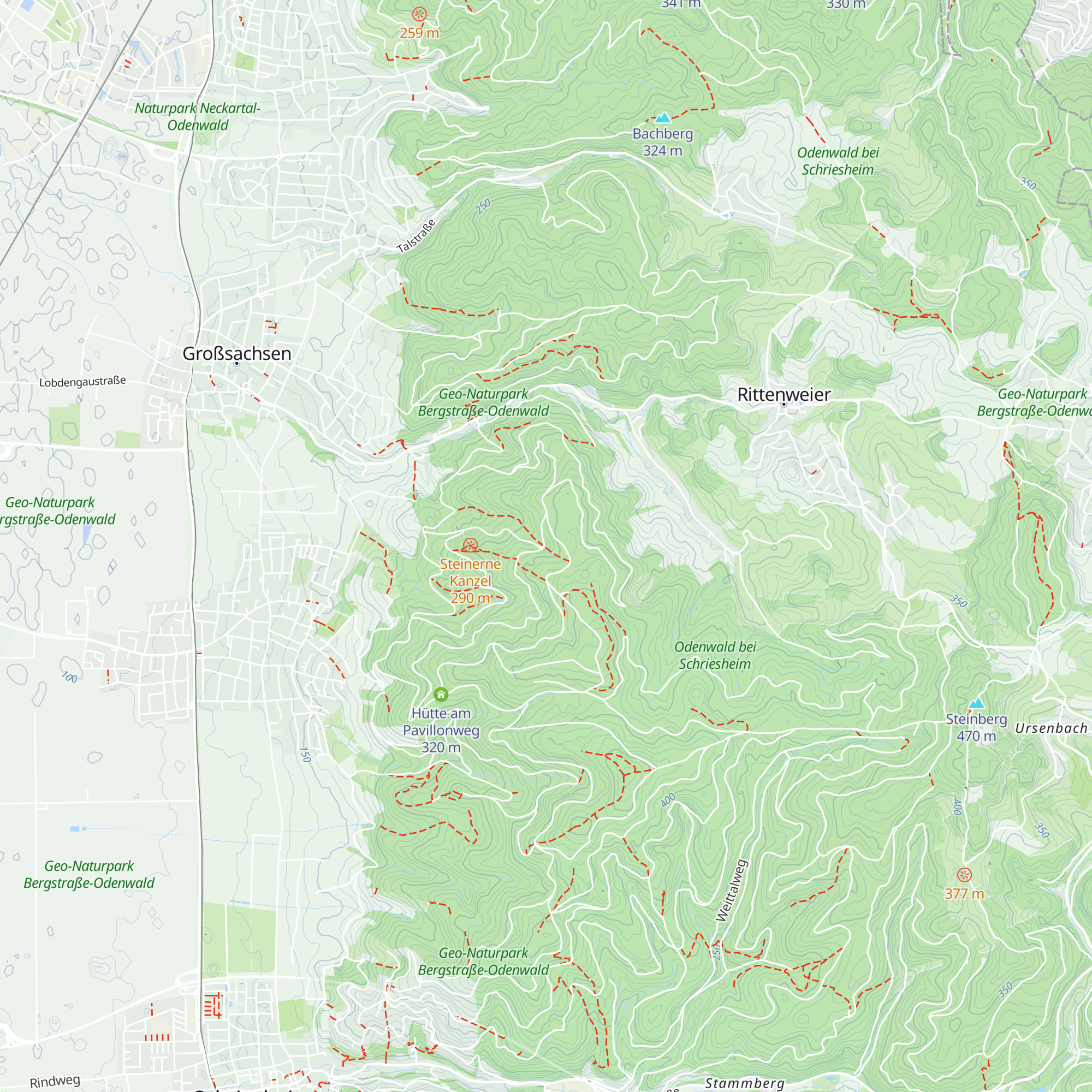 Hütte am Buchenweg map