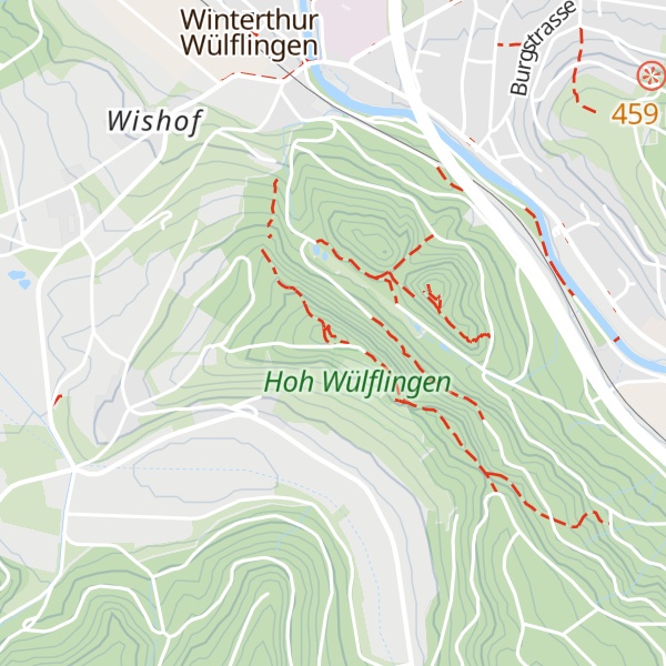 Map of Hoh Wülflingen