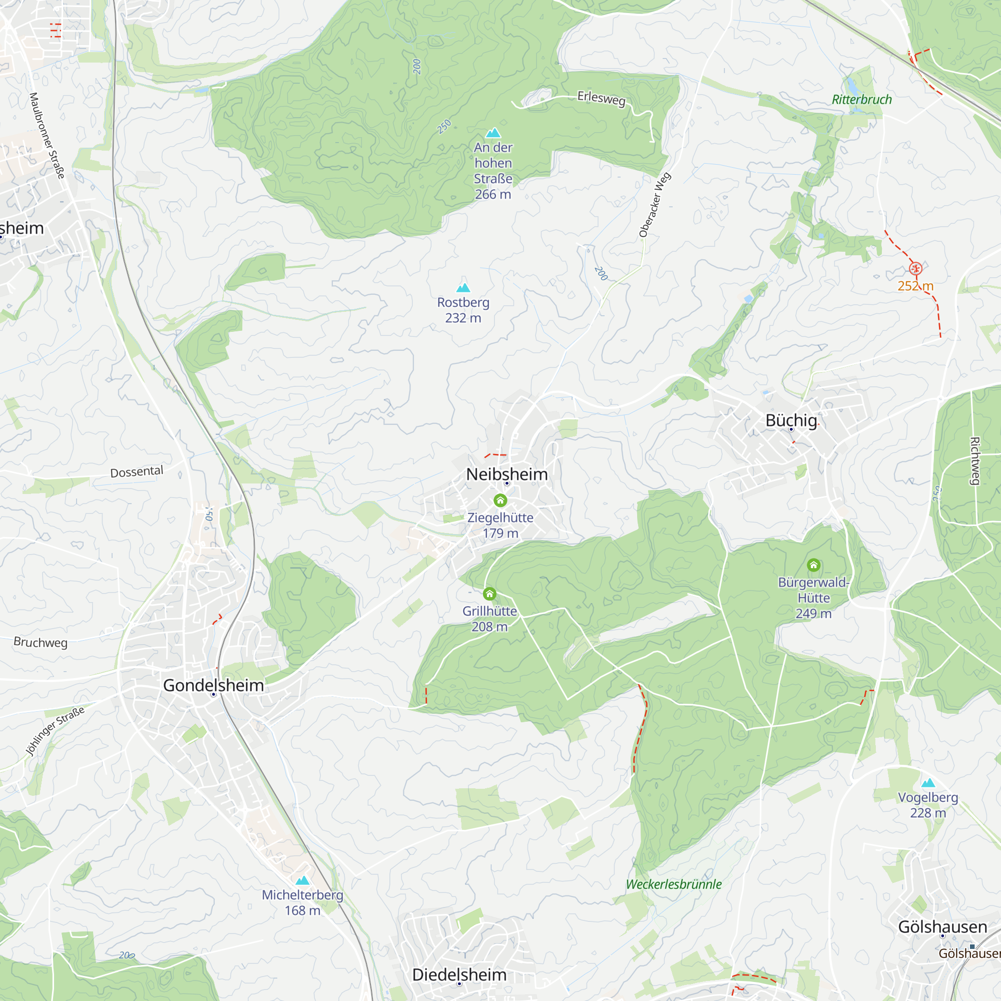 Ziegelhütte map