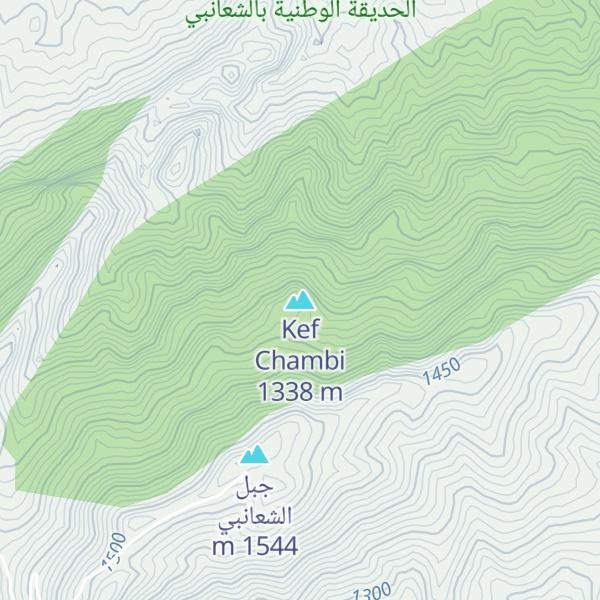 Map of Kef Chambi