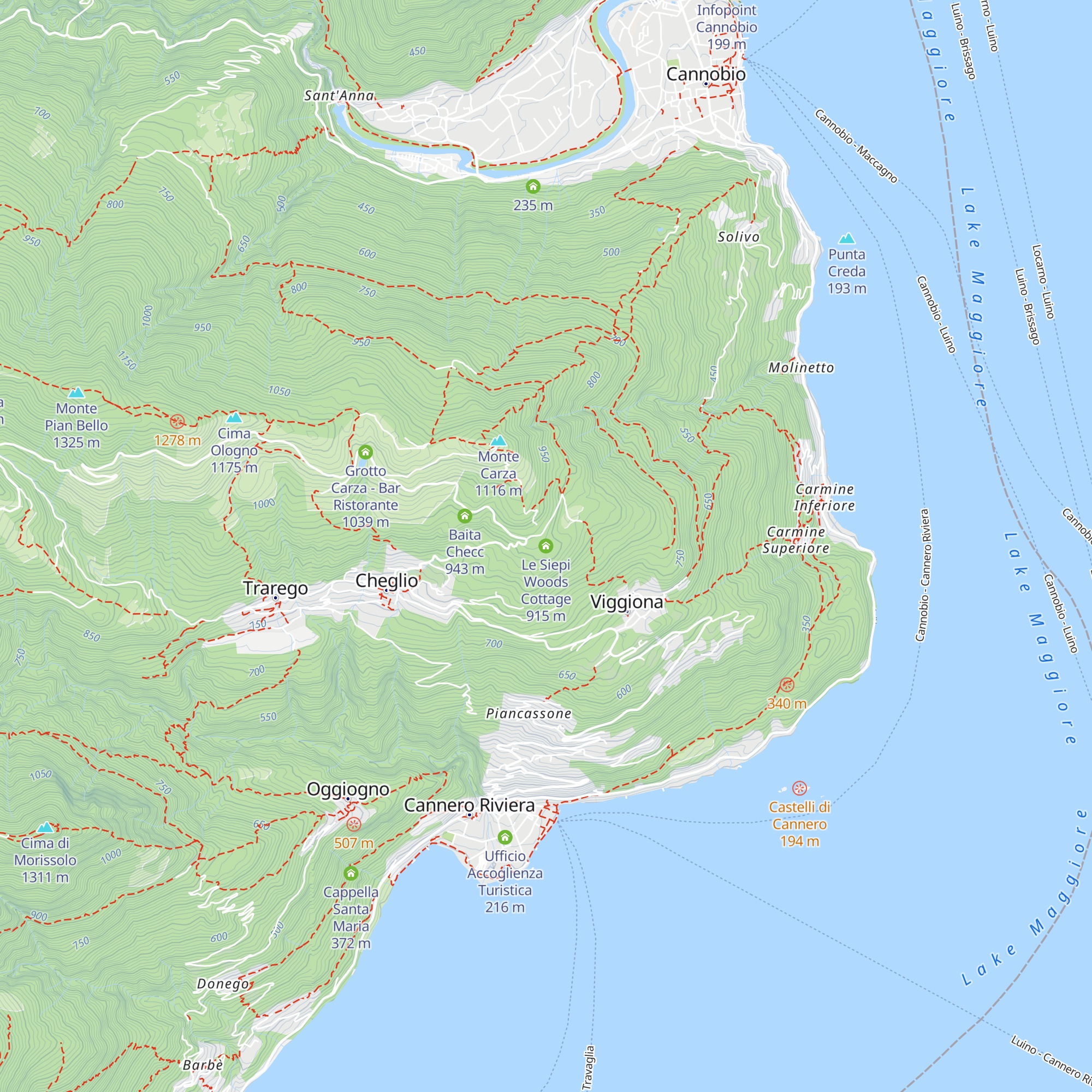 Le Siepi Woods Cottage map