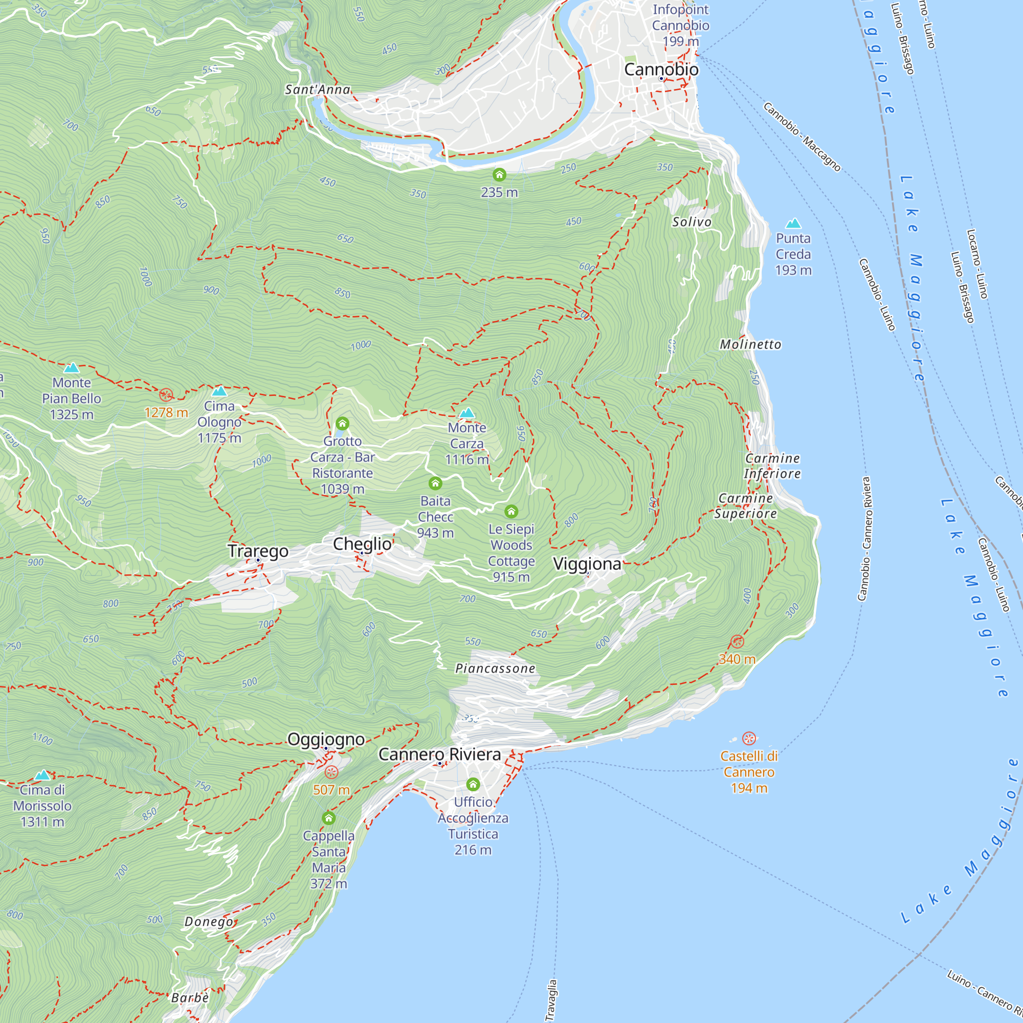 Le Siepi Woods Cottage map