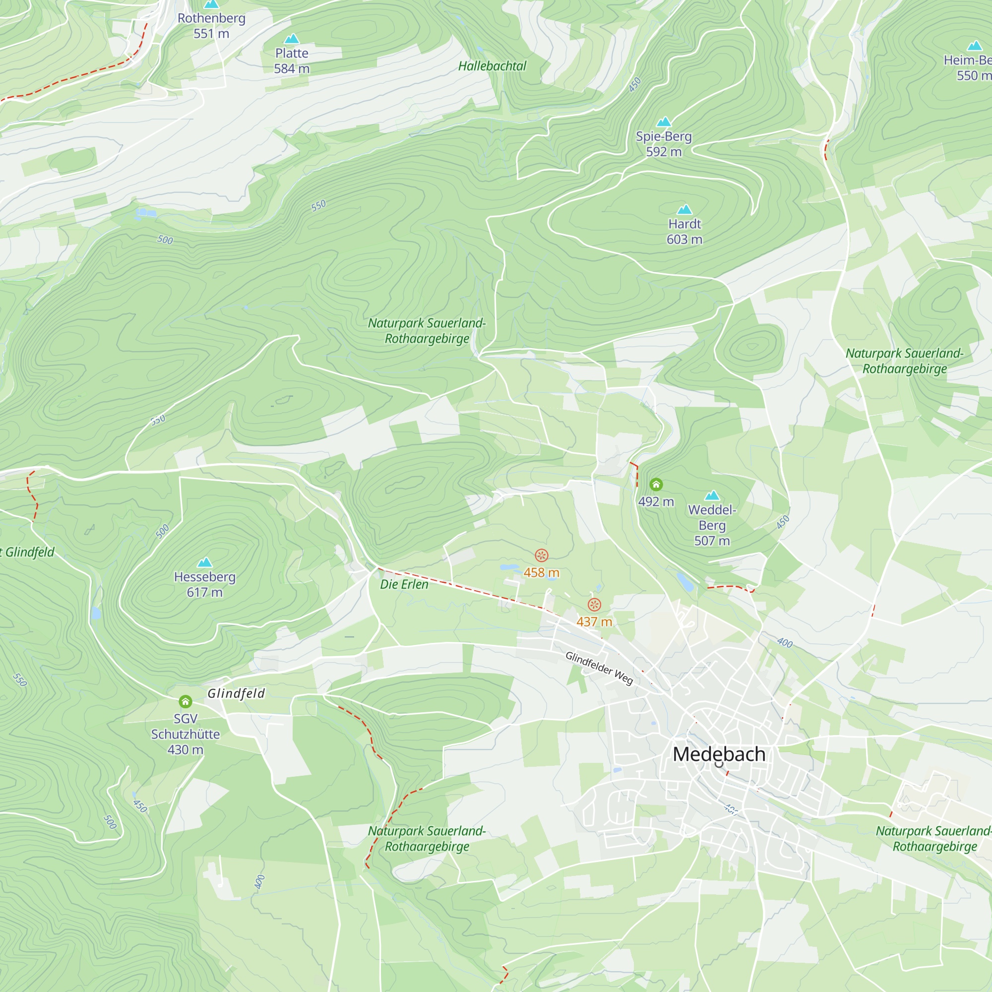 Hasenstall - Die Hütte am Bromberg map