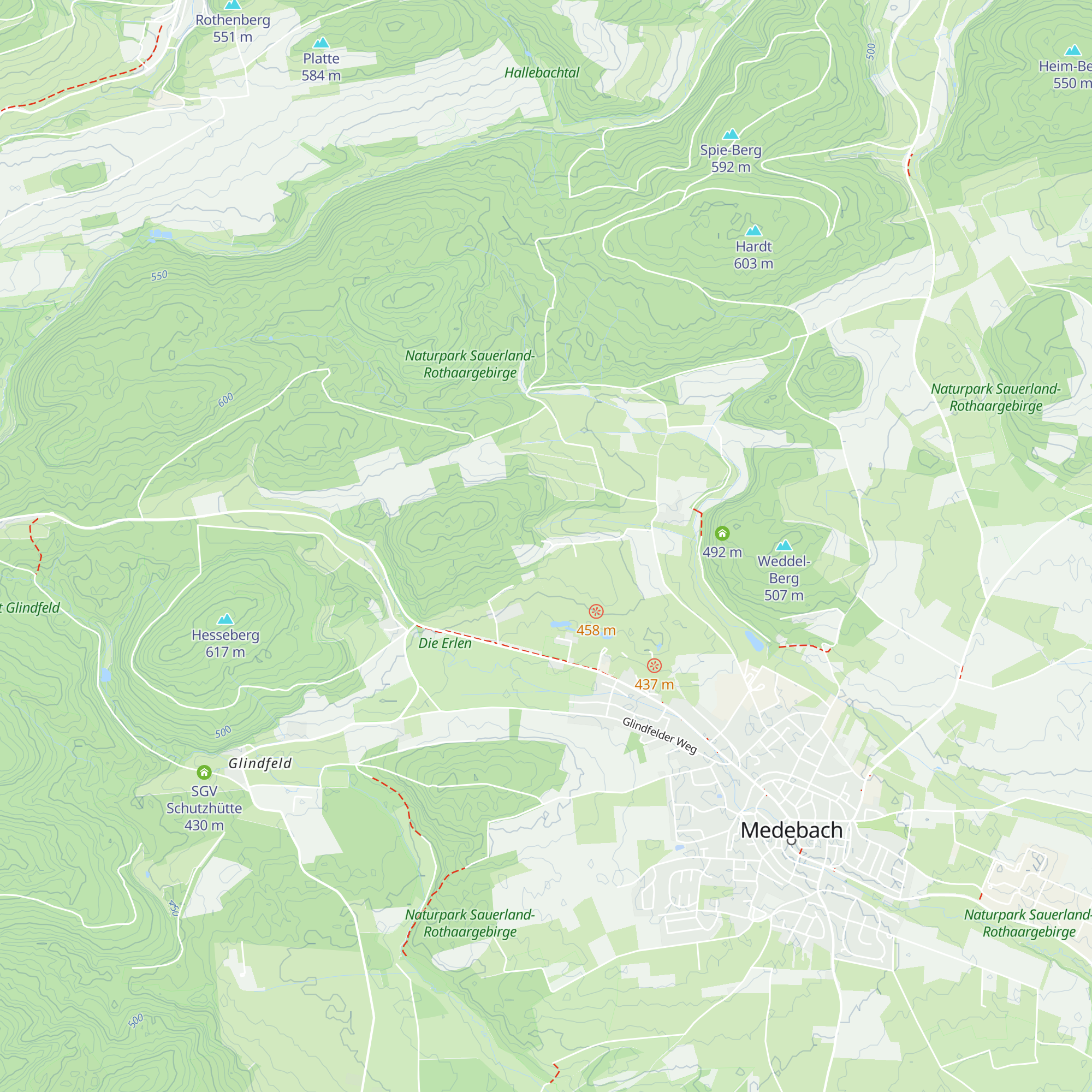Hasenstall - Die Hütte am Bromberg map
