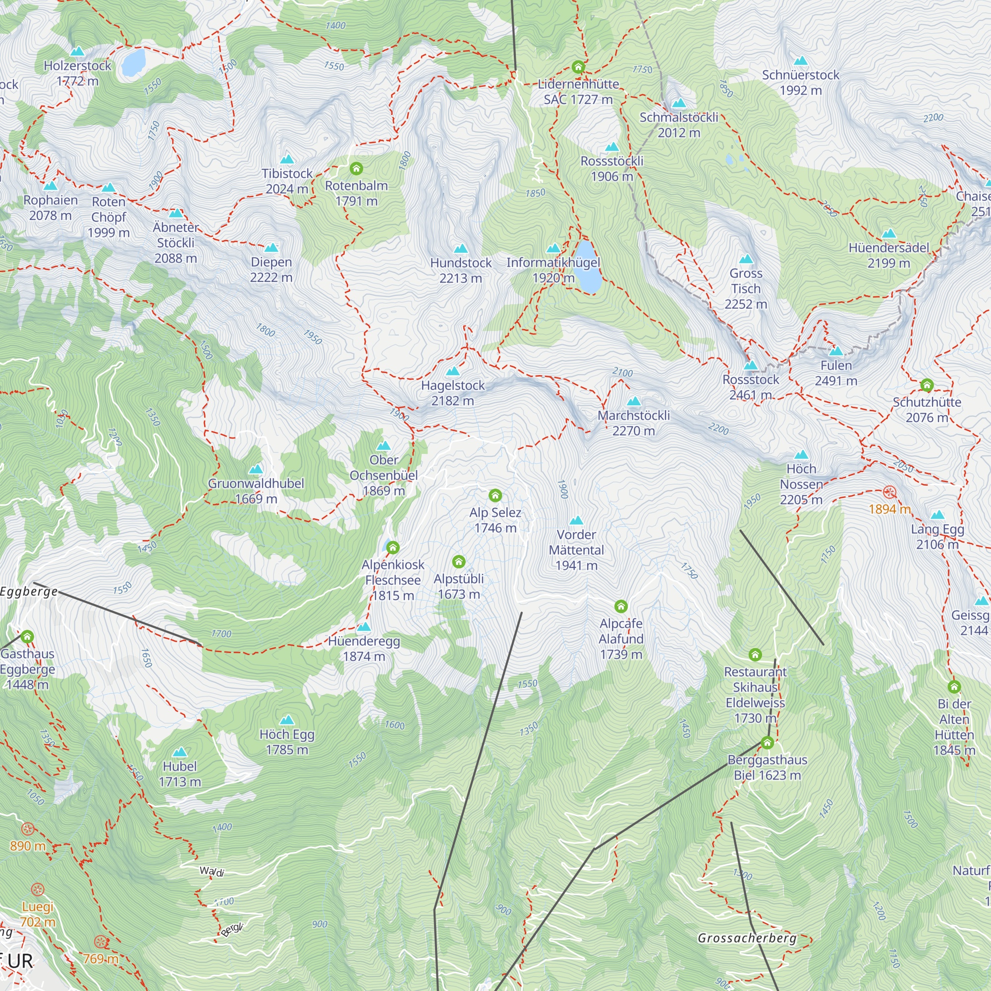 Alp Selez map
