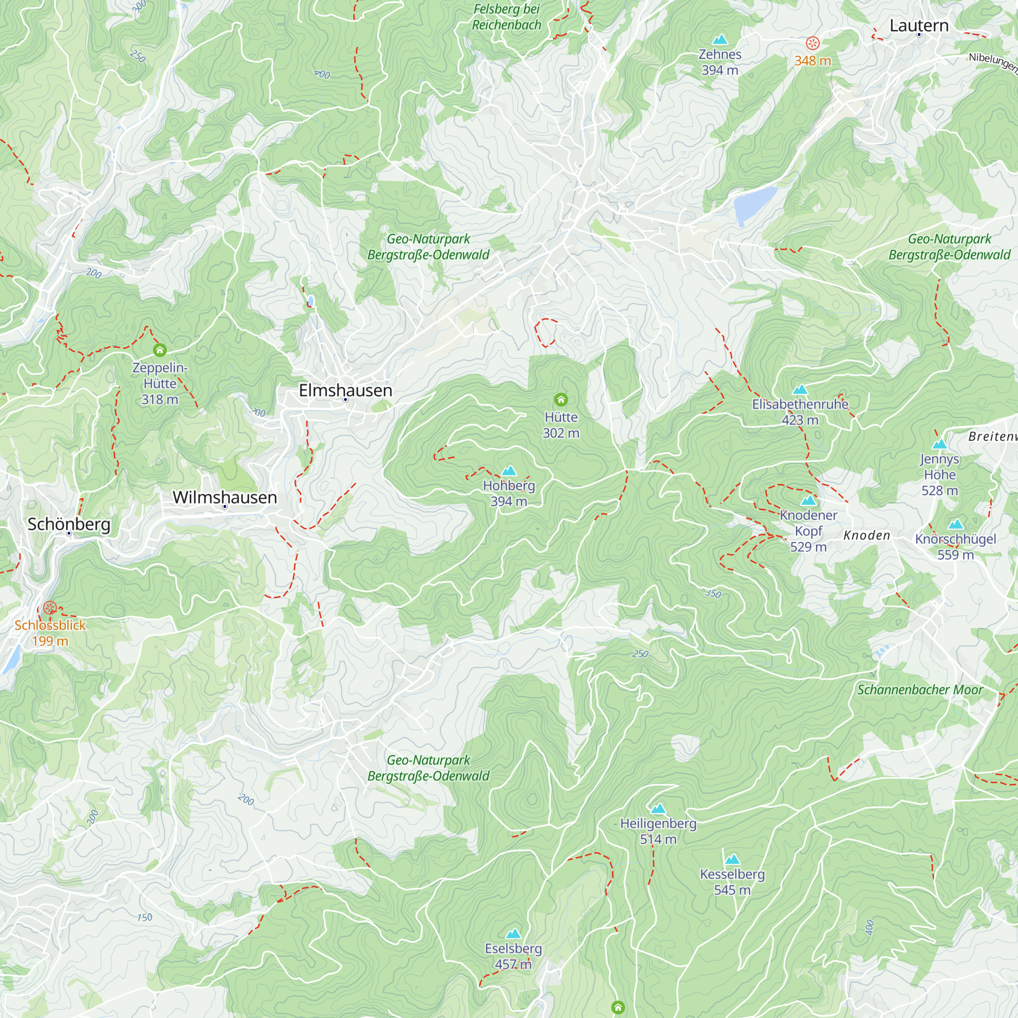 Karl-Stähr-Hütte map