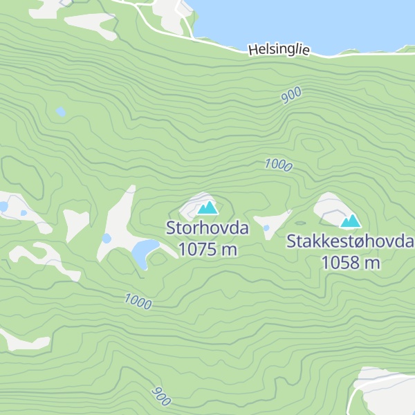 Map of Storhovda