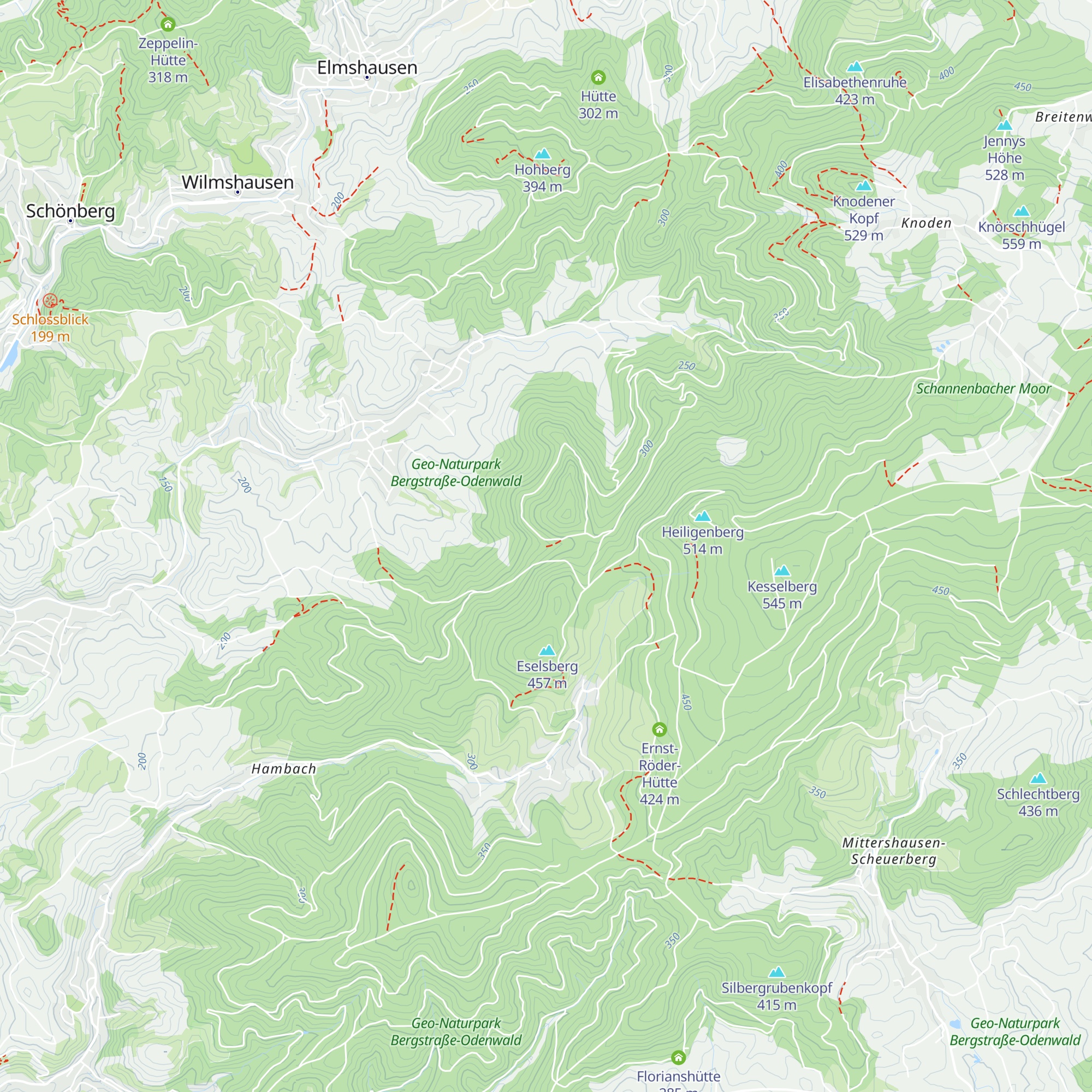 Märkerwaldhütte map