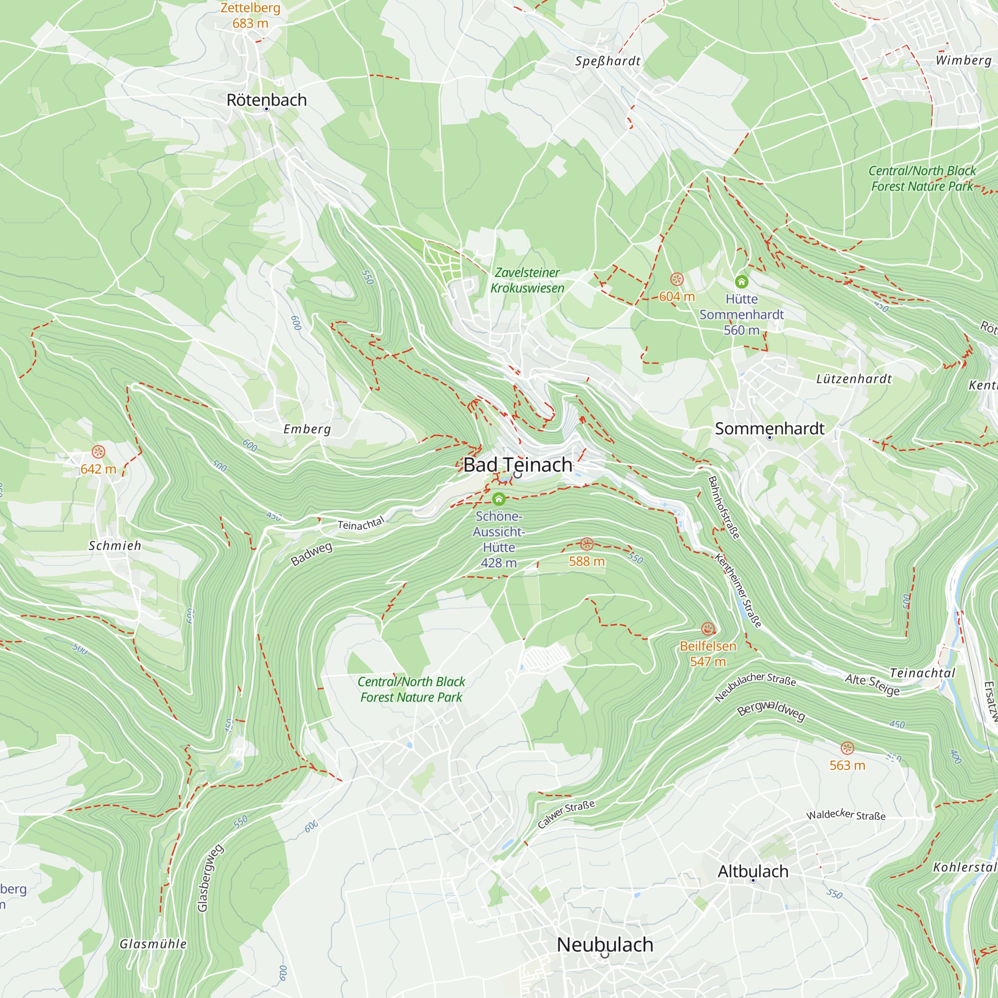 Schöne-Aussicht-Hütte map