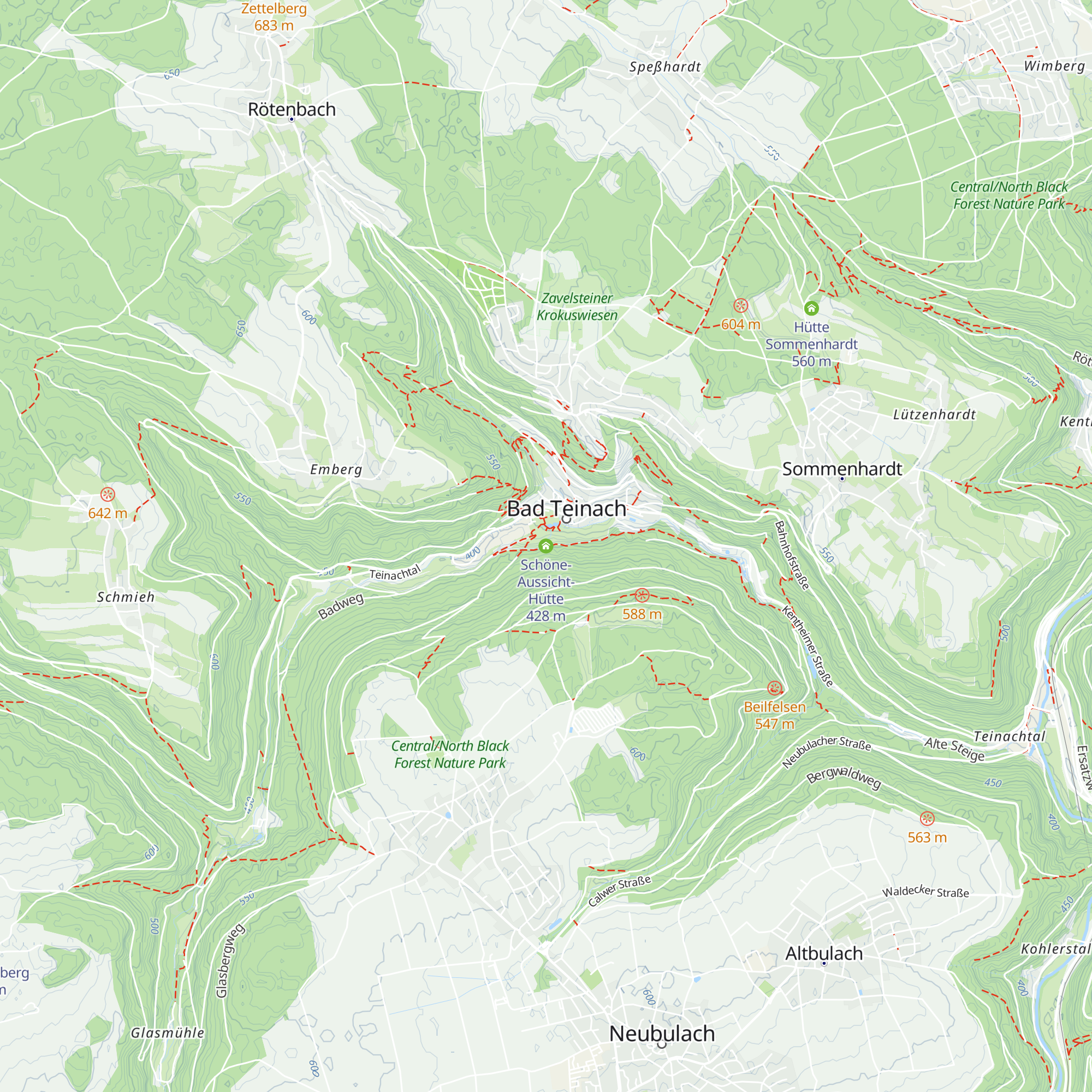 Schöne-Aussicht-Hütte map