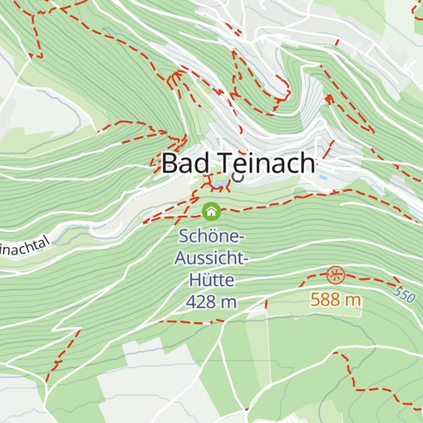 Map of Schöne-Aussicht-Hütte