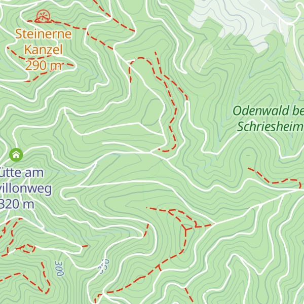 Map of Saatschulhütte