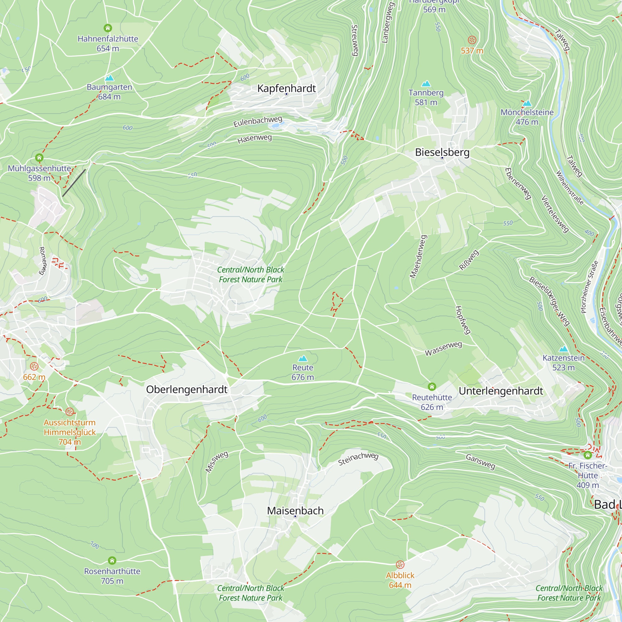 Allmandhütte map