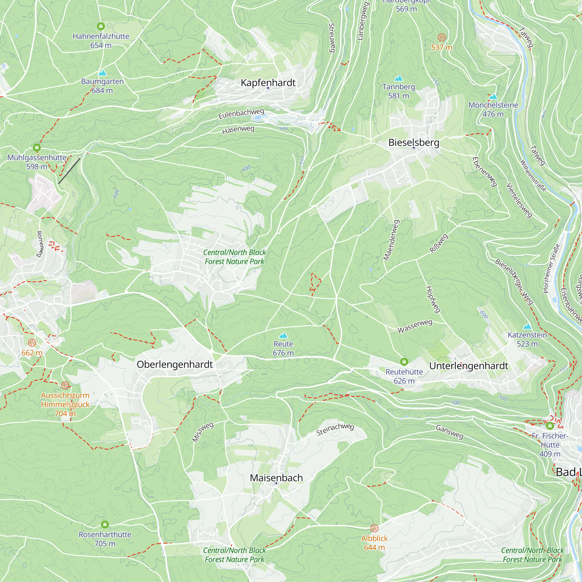 Allmandhütte map