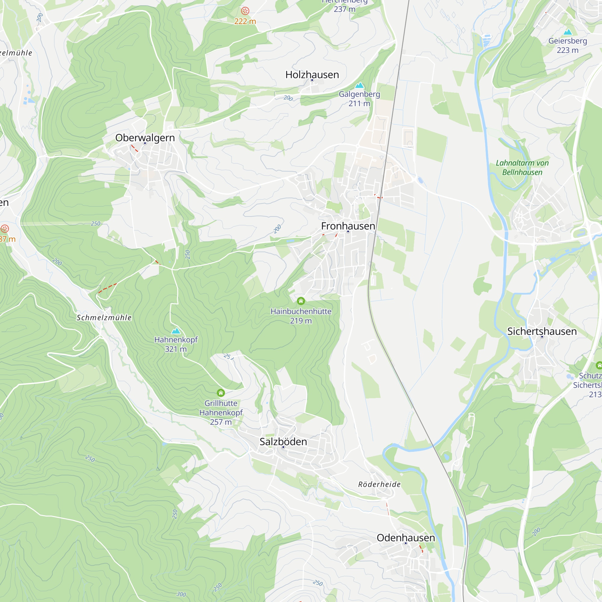 Hainbuchenhütte map