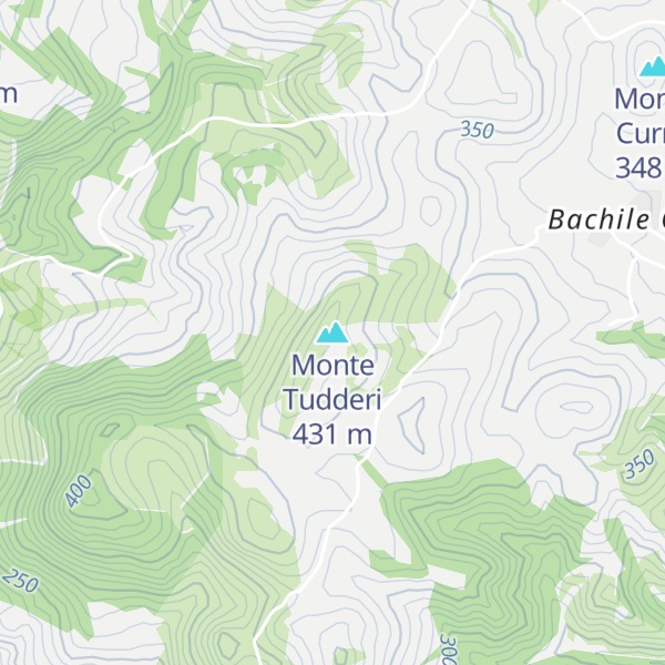 Map of Monte Tudderi