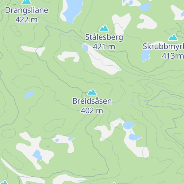 Map of Breidsåsen