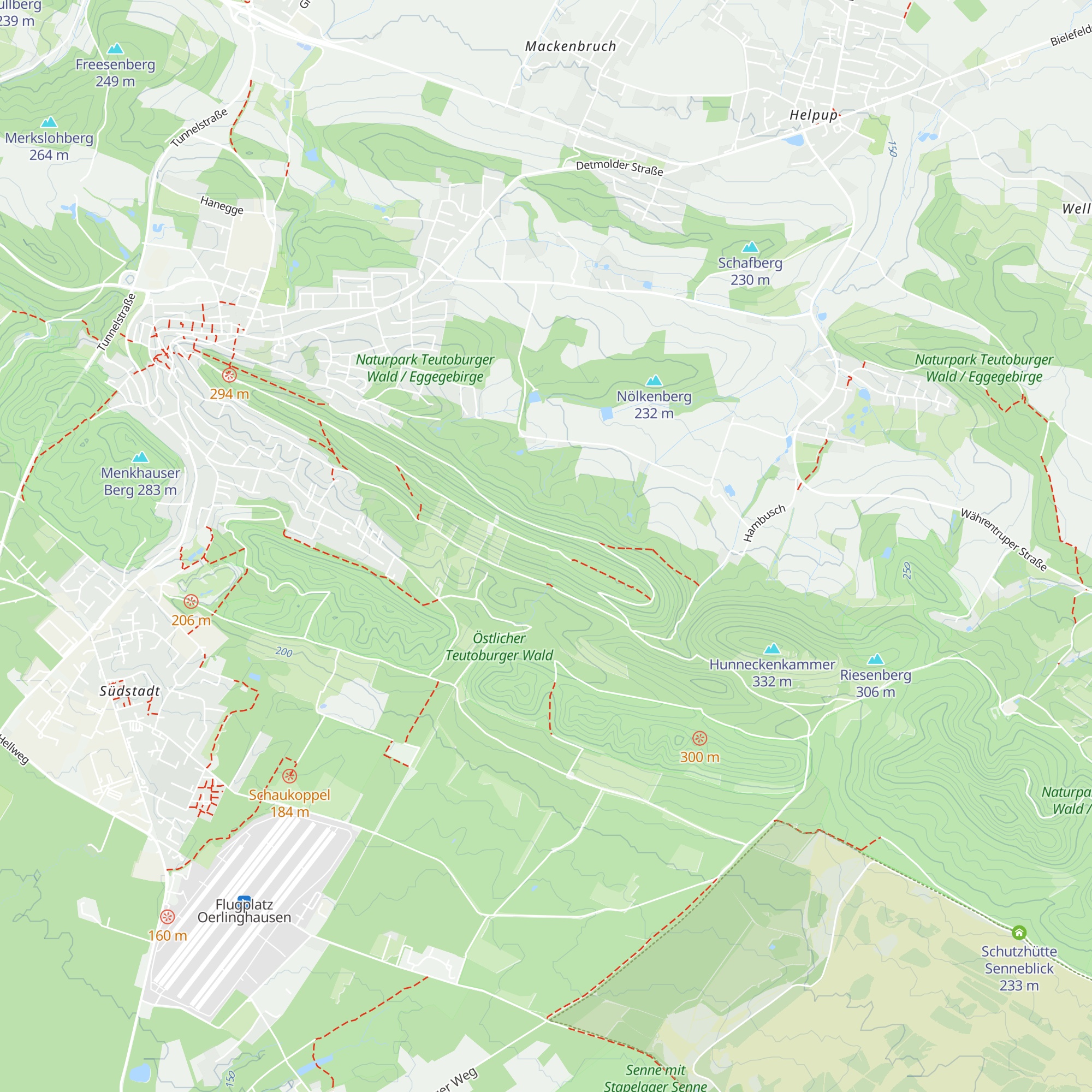 Informationshütte map
