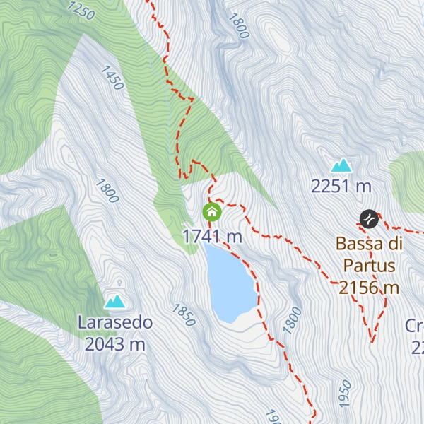 Map of Rifugio Tomeo