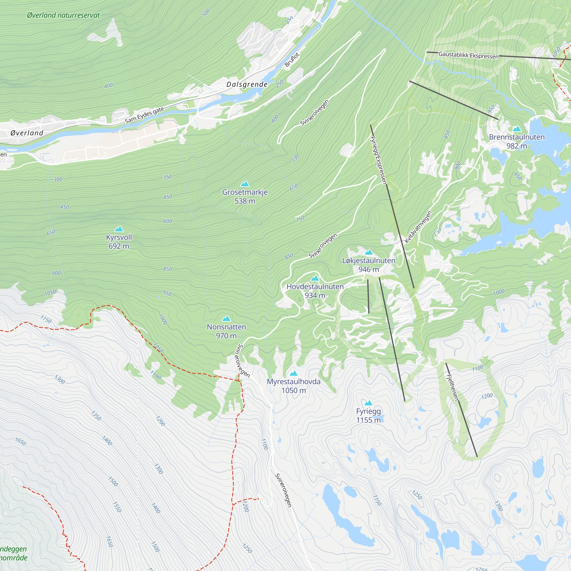 Langefonn map