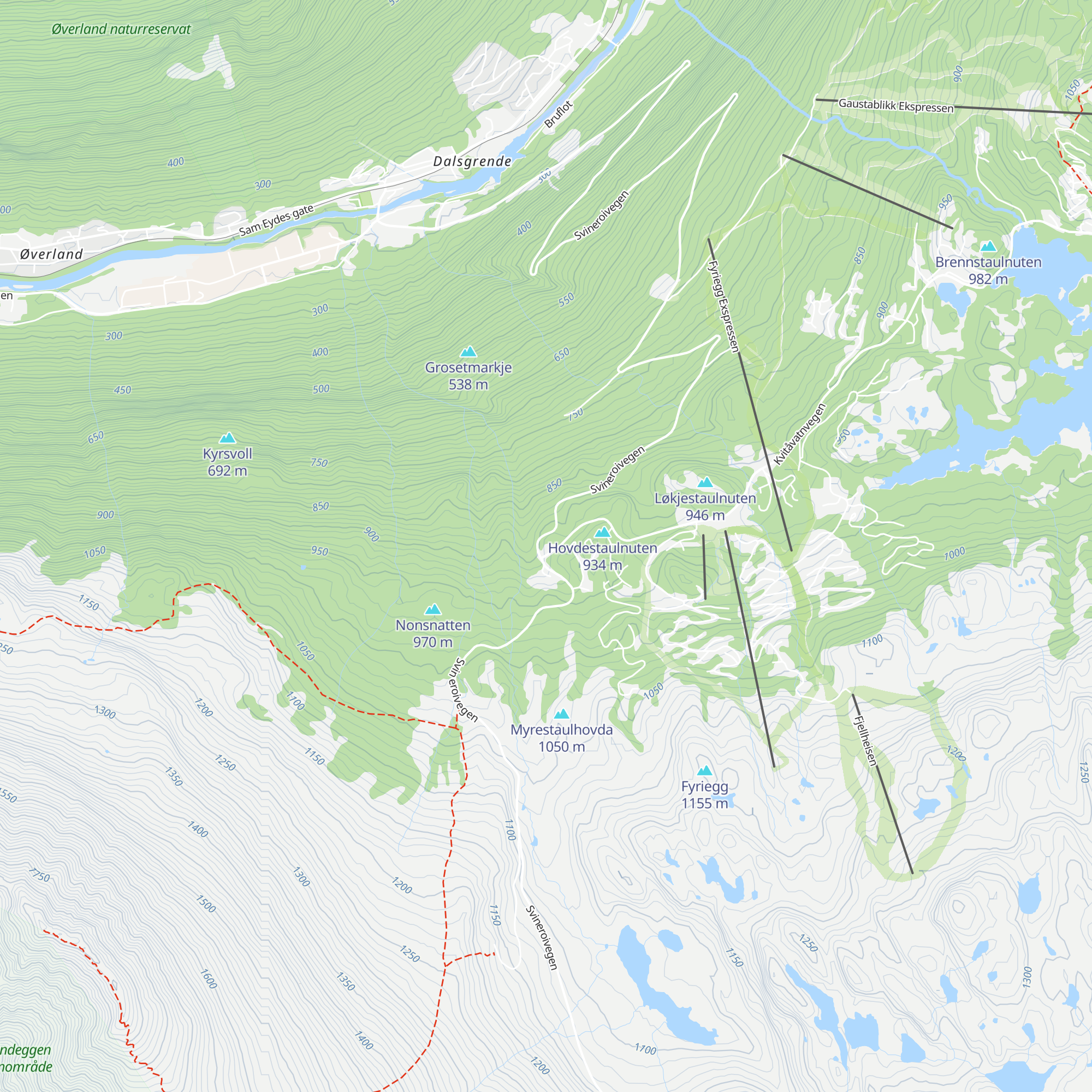 Langefonn map