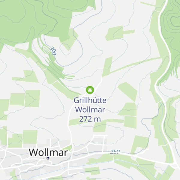 Map of Grillhütte Wollmar