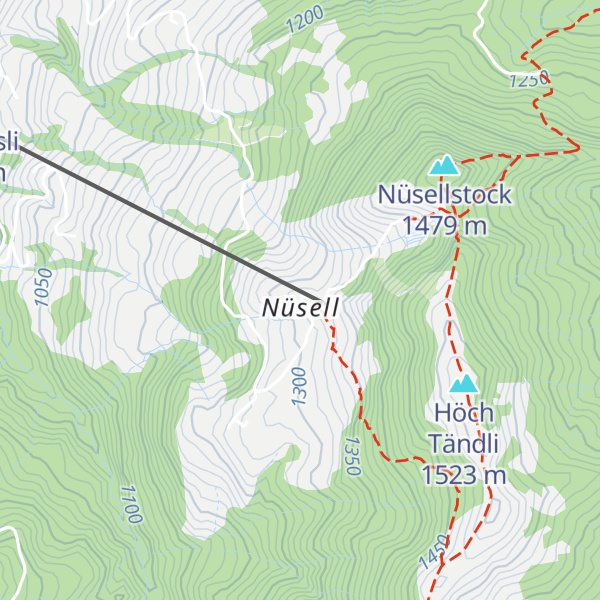 Map of Berggasthaus Nüsell