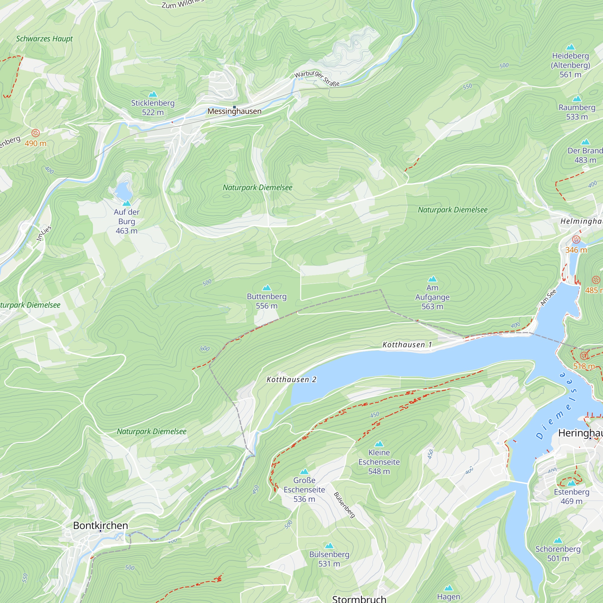 Schutzhütte Wieden map