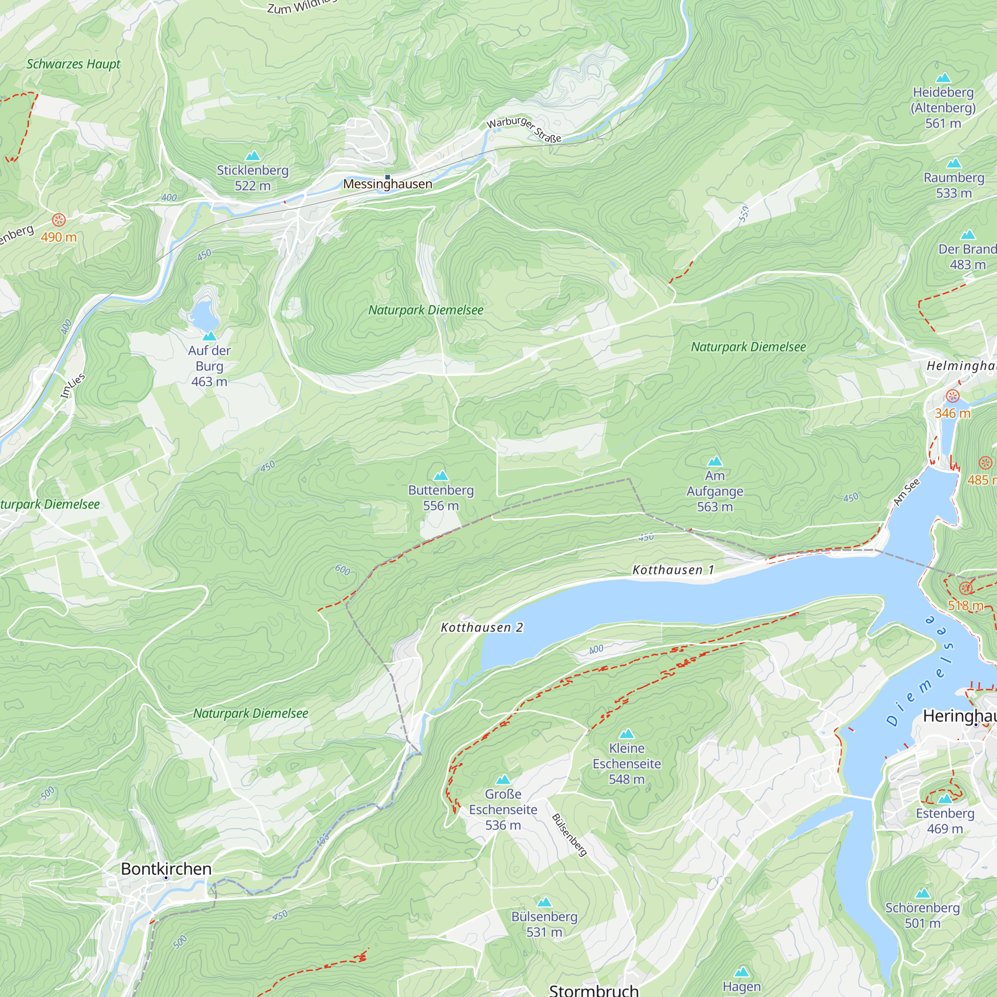 Schutzhütte Wieden map
