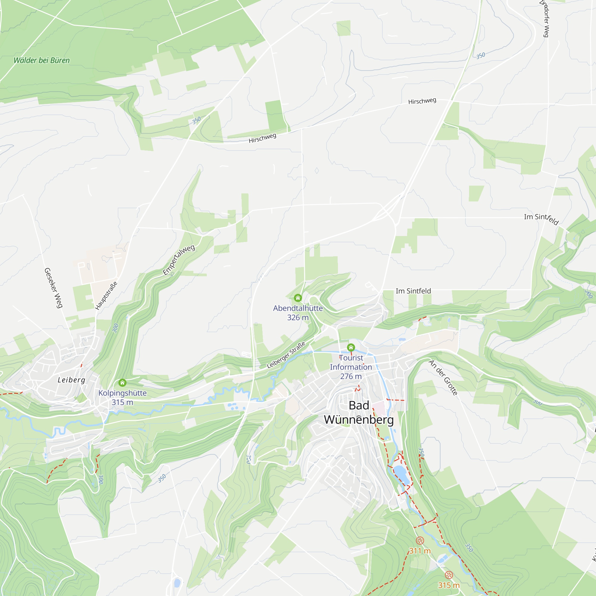 Abendtalhütte map