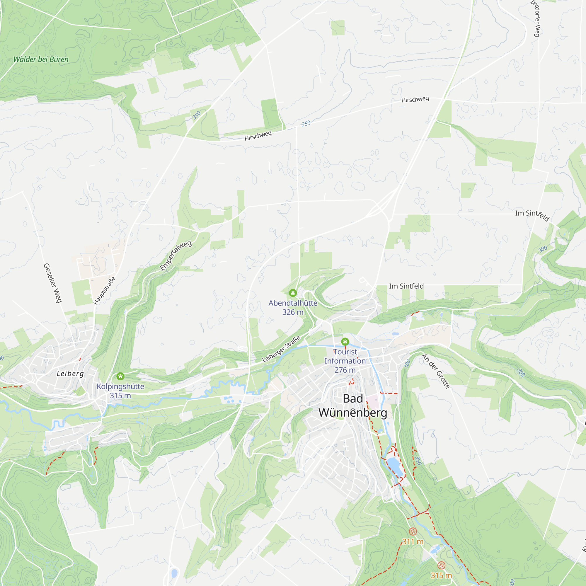 Abendtalhütte map