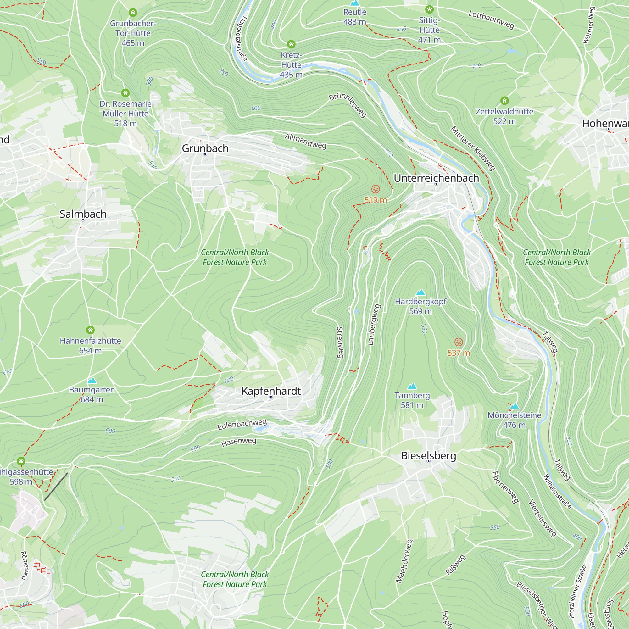 Jägerhütte map